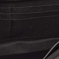 Pre Owned Chanel Black Quilted Leather Coco Boy Wallet on Chain