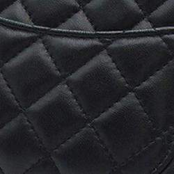 Pre Owned Chanel Black Lambskin CC in Love Heart Crossbody