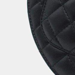 Pre Owned Chanel Black Lambskin CC in Love Heart Crossbody