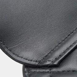 Pre Owned Chanel Black Lambskin CC in Love Heart Crossbody
