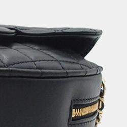 Pre Owned Chanel Black Lambskin CC in Love Heart Crossbody