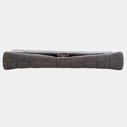 Pre Owned Chanel Grey CC Choco Bar Denim Chain Flap