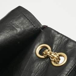Pre Owned Chanel Black Quilted Aged Leather Classic 226 Reissue 2.55 Flap Bag