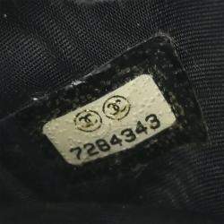 Pre Owned Chanel Black Lambskin Choco Bar Wallet