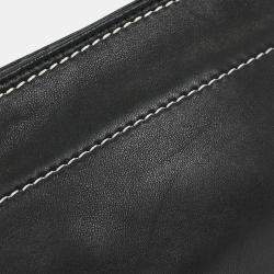 Pre Owned Chanel Black Lambskin Pouch Handbag