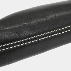 Pre Owned Chanel Black Lambskin Pouch Handbag
