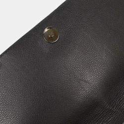 Pre Owned Chanel Black Calfskin Handbag
