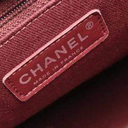 Pre Owned Chanel Gray Calfskin Pondichery Flap 2way Handbag