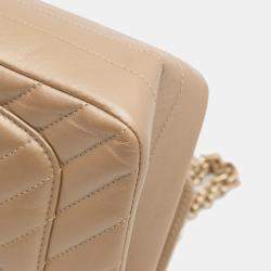 Pre Owned Chanel Gold Reissue 2.55 Chevron Quilted Metallic Calfskin Single Flap 224