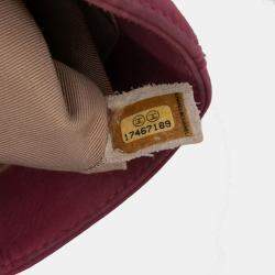 Pre Owned Chanel Pink Mini Quilted Nubuck Trianon Messenger Flap
