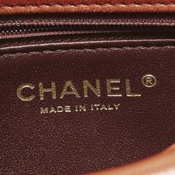 Pre Owned Chanel Brick Brown Quilted Leather Diana Flap Bag