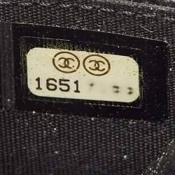 Pre Owned Chanel Black Caviar Leather CC WOC Bag