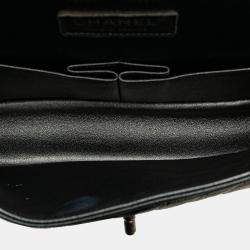 Pre Owned Chanel Medium Classic Chevron Caviar Double Flap