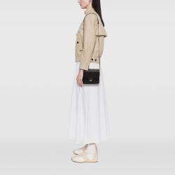 Pre Owned Chanel Black Paris-Cuba Square Quilted Caviar Thread Around Wallet On Chain