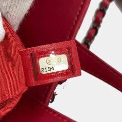 Pre Owned Chanel Handbag  Shoulder Bag  Cc  Coco Mark  Matelasse  Quilted  2-Way Chain  Tote Lambskin  Pink