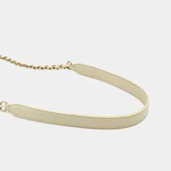 Pre Owned Chanel Cruise Line Coco Mark Vanity Case/Vanity Bag/Handbag/Chain Shoulder Bag In Tweed And White