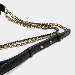Pre Owned Chanel Gabrielle De Chanel Matelasse Large Hobo Chain Shoulder Bag In Two-Tone Calfskin Pink Beige