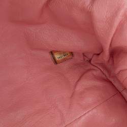 Pre Owned Chanel Cream Chocolate Bar Lambskin Frame Bag