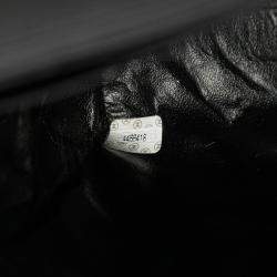 Pre Owned Chanel Black CC Quilted Jersey Kelly Top Handle Bag