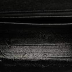 Pre Owned Chanel Black CC Quilted Jersey Kelly Top Handle Bag