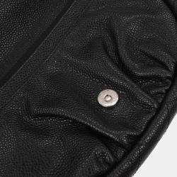 Pre Owned Chanel Black Calfskin Half-Moon WOC Wallet On Chain