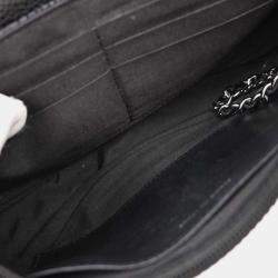 Pre Owned Chanel Black Calfskin Half-Moon WOC Wallet On Chain