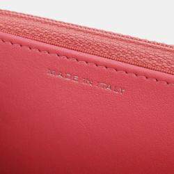 Pre Owned Chanel Pink Tweed Mademoiselle Lock Classic WOC Wallet On Chain