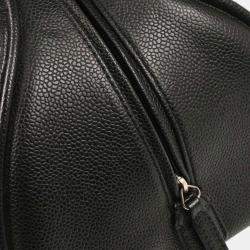 Pre Owned Chanel Black Calfskin Bowling Bag