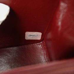 Pre Owned Chanel Black Lambskin Small Diana Shoulder Bag