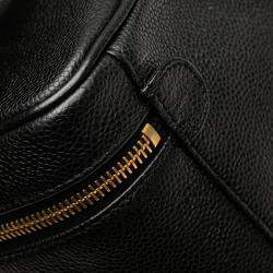 Pre Owned Chanel Black CC Caviar Vanity Bag