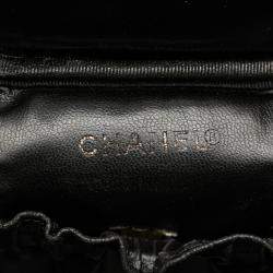 Pre Owned Chanel Black CC Caviar Vanity Bag