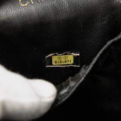 Pre Owned Chanel Black CC Caviar Vanity Bag