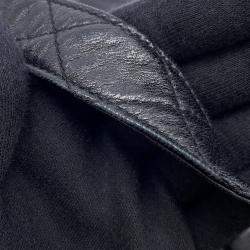 Pre Owned Chanel Full Flap Matelasse Black Lambskin Shoulder Bag