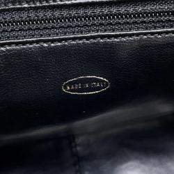 Pre Owned Chanel Matelasse Black Caviar Leather Chain Vanity Bag
