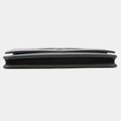 Pre Owned Chanel Cc Logo Chain Wallet Black Caviar Leather