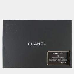 Pre Owned Chanel Matelasse Chain Wallet Black Lambskin