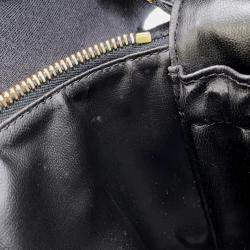 Pre Owned Chanel Vanity Bag Black Caviar Leather