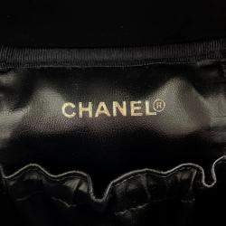 Pre Owned Chanel Vanity Bag Black Caviar Leather