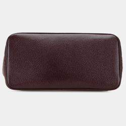 Pre Owned Chanel Burgundy Caviar Medallion Tote