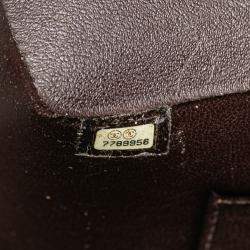 Pre Owned Chanel Burgundy Caviar Medallion Tote