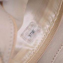 Pre Owned Chanel Beige Lambskin Camera Bag Small