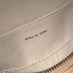 Pre Owned Chanel Beige Lambskin Camera Bag Small