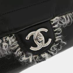 Pre Owned Chanel Black Lambskin Shoulder Bag