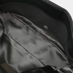 Pre Owned Chanel Black Lambskin Shoulder Bag