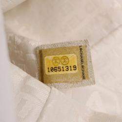 Pre Owned Chanel White Canvas Valentine Chain Shoulder Bag