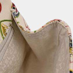 Pre Owned Chanel White Canvas Valentine Chain Shoulder Bag
