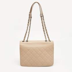 Pre Owned Chanel Blush Pink Quilted Leather Small CC Box Flap Bag