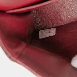 Pre Owned Chanel Black Medium Classic Lambskin Double Flap