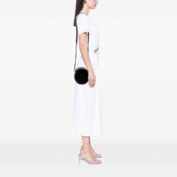 Pre Owned Chanel Black Patent Round As Earth Bag