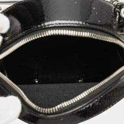 Pre Owned Chanel Black Patent Round As Earth Bag